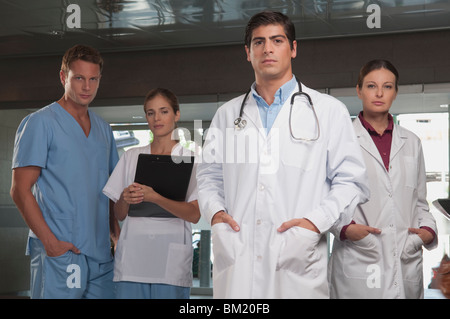 Portrait de médecins et d'infirmières Banque D'Images