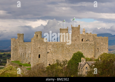 Château de Harlech, UNESCO World Heritage Site, Gwynedd, Pays de Galles, Royaume-Uni, Europe Banque D'Images