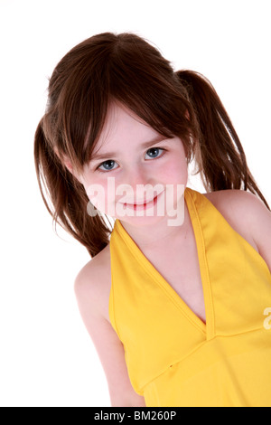 Studio Portrait of a Girl Banque D'Images