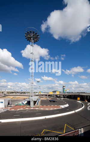 Vue extérieure de l'aéroport d'Orly, Paris, France Banque D'Images