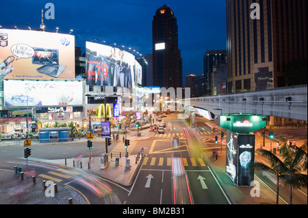 La promenade de Bintang, Bukit Bintang, Kuala Lumpur, Malaisie, en Asie du sud-est Banque D'Images