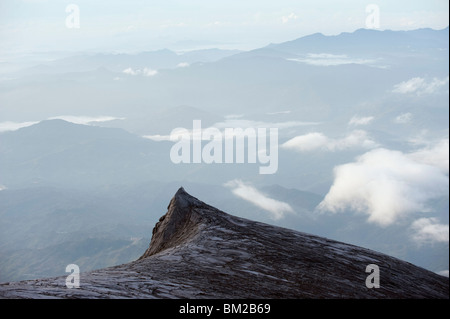 Parc National de Kinabalu, Malaysias plus haute montagne 3867 m, Sabah, Bornéo, Malaisie, en Asie du sud-est Banque D'Images