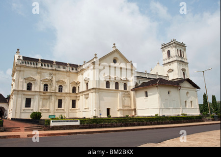 La Cathédrale Se à Old Goa, Inde Banque D'Images