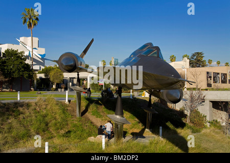 A-12 Blackbird en Exposition Park, Los Angeles, Californie, USA Banque D'Images