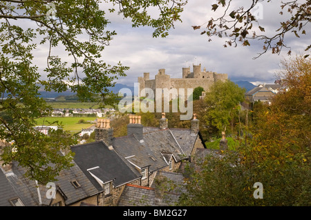 Château de Harlech, UNESCO World Heritage Site, Gwynedd, Pays de Galles, Royaume-Uni Banque D'Images