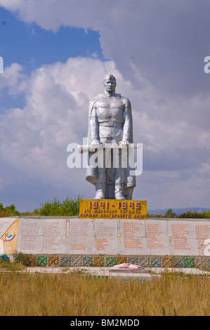 World War II Memorial, Torugart, Kirghizistan Banque D'Images