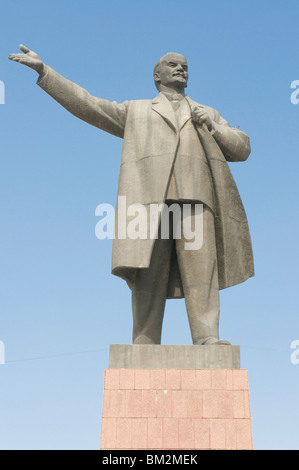 Statue de Lénine, Osh, au Kirghizistan Banque D'Images