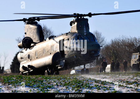L'hélicoptère Chinook Banque D'Images