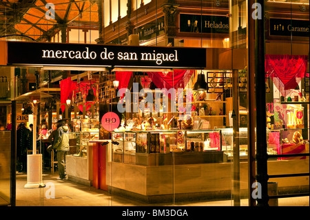 Mercado de San Miguel, Madrid, Espagne Banque D'Images