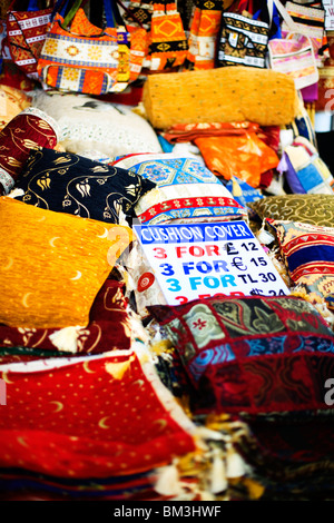 Housses de stalle, principal marché , Bodrum, Turquie Banque D'Images