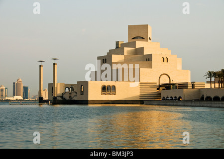 Qatar, Doha, Musée d'Art Islamique, I M Pei architecte 2008 Banque D'Images