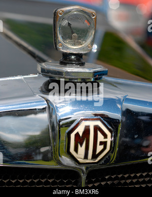 Bouchon de radiateur voiture MG Banque D'Images