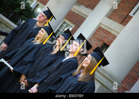 Groupe de diplômés Banque D'Images