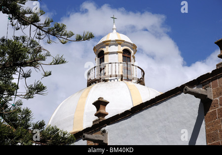 Église de ville Firgas, Grand île des Canaries, Espagne Banque D'Images