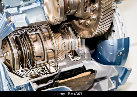 La boîte de vitesses de transmission automobile avec beaucoup de détails Banque D'Images