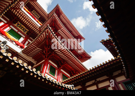 Buddha Tooth Relic Temple and Museum, Chinatown, Singapour Banque D'Images