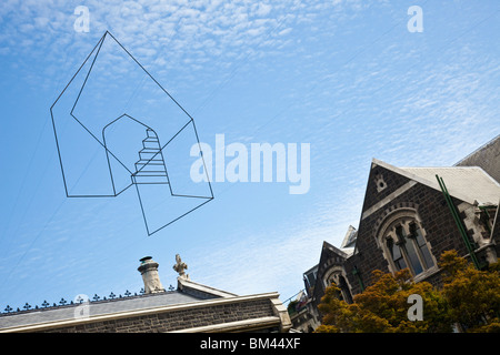 Aériennes au Arts Center. Christchurch, Canterbury, île du Sud, Nouvelle-Zélande Banque D'Images