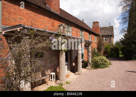 UK, Herefordshire, beaucoup Marcle, le pays historique, Hellens Manor House, bureau d'agent immobilier Banque D'Images