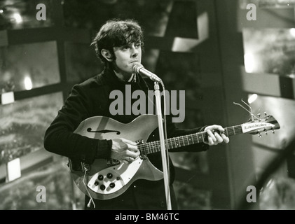 DONOVAN - Scottish folk chanteur dans une émission de télévision britannique en 1966 Banque D'Images