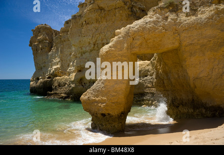 Le Portugal, l'Algarve, Praia De São Rafael, Albufeira Banque D'Images