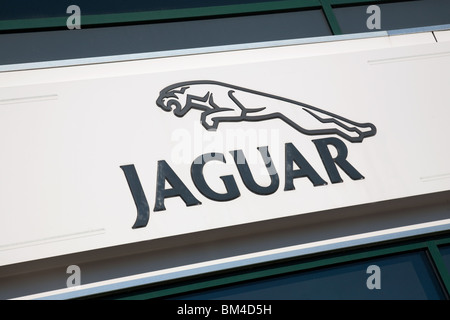 Concessionnaire Jaguar Jaguar signe, Marshalls, Marshalls, Cambridge UK Banque D'Images