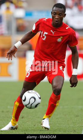 John Pantsil du Ghana en action au cours d'une Coupe du Monde 2006 match de football contre les États-Unis le 22 juin 2006. Banque D'Images