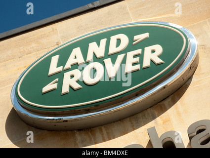 Signe de Land Rover Banque D'Images