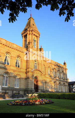 Victoria Hall à Saltaire, Site du patrimoine mondial de l'UNESCO près de Bradford, West Yorkshire Banque D'Images