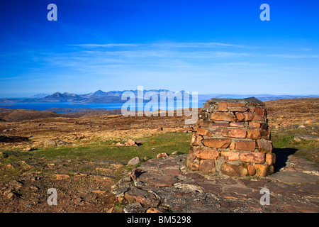 Col de la Sommet du bétail près de Walcourt Wester Ross de la côte ouest de l'Écosse Highlands Grande-bretagne UK 2010 Banque D'Images