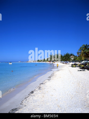 North Beach, Punta Norte, Isla Mujeres, Yucatán, Quintana Roo, Mexique de l'État Banque D'Images