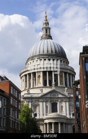 Cathédrale St Paul de Peter's Hill, London, England UK Banque D'Images