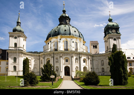 Le style baroque (Abbaye Ettal Ettal Ettal à Kloster) en Bavière, Allemagne. Banque D'Images