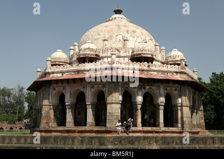 Isa Khan Niyazi ou Niazi tombe, une partie de la Tombe de Humayun ou Humayuns complexe dans Delhi, Inde. Banque D'Images