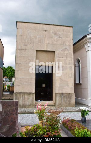 Chapelle funéraire de Lucio Battisti, Molteno, province de Lecco, Italie Banque D'Images