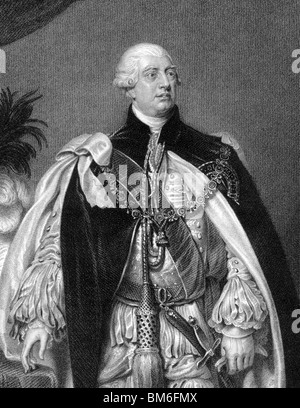 Le roi George III (1738-1820) Banque D'Images