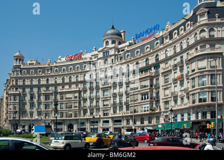 L'Avinguda Diagonal, Barcelone Banque D'Images