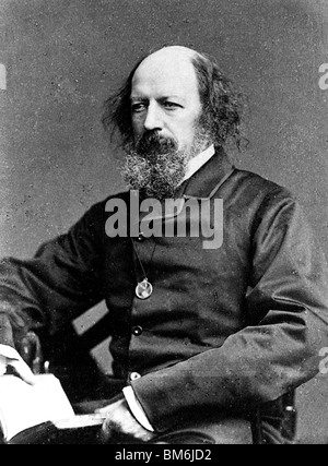 ALFRED LORD TENNYSON, poète anglais (1809-92) Banque D'Images