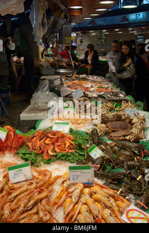 Marché de la Boqueria, Barcelone Banque D'Images