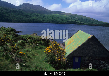 Vallée Gleninchaquin, sur la péninsule de Beara, dans le comté de Kerry, Irlande. Banque D'Images