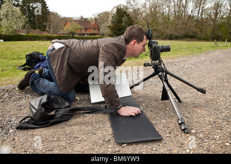 Direction artistique sur un photo-shoot Banque D'Images