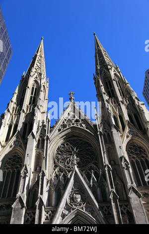 La Cathédrale Saint Patrick, Manhattan, New York City, USA Banque D'Images