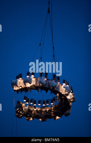 Groupe de théâtre Catalan La Fura dels Baus, le rendement global Rheingold, Capitale européenne de la Culture, Duisburg, Allemagne, Europe Banque D'Images