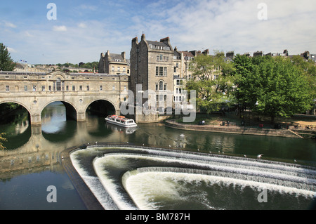 Pulteney Bridge, Bath, Angleterre Banque D'Images