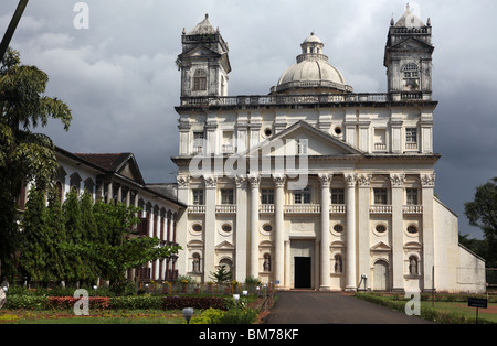 Église Saint Cajetan à Old Goa, Goa State en Inde. Banque D'Images