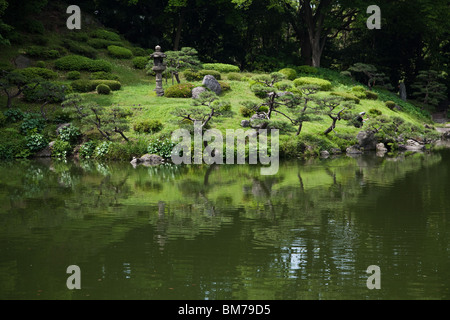 Le Jardin Kiyosumi, Kiyosumi Taien Banque D'Images