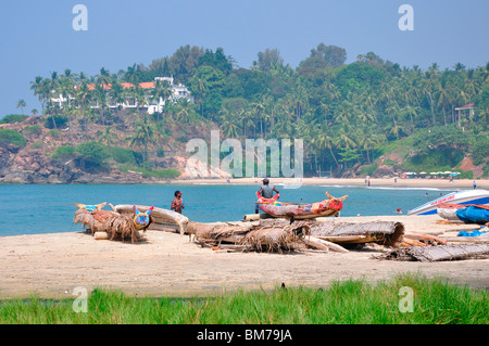 Kovalam Beach Banque D'Images