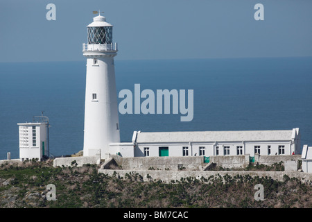 Phare de South Stack réserve RSPB Anglesey Banque D'Images