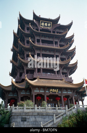 Yellow Crane Tower, Huang He Lou, Wuhan, Hubei Province, China Banque D'Images