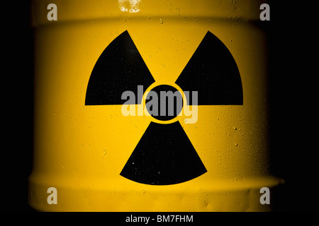 Un corps radioactif Banque D'Images