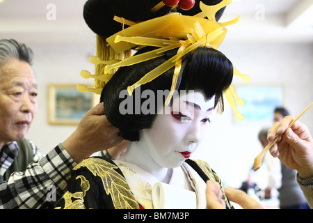 Tokyo (Japon) : 'Yoshiwara d'Edo Oiran Dochu' parade (2010/04/10) Banque D'Images